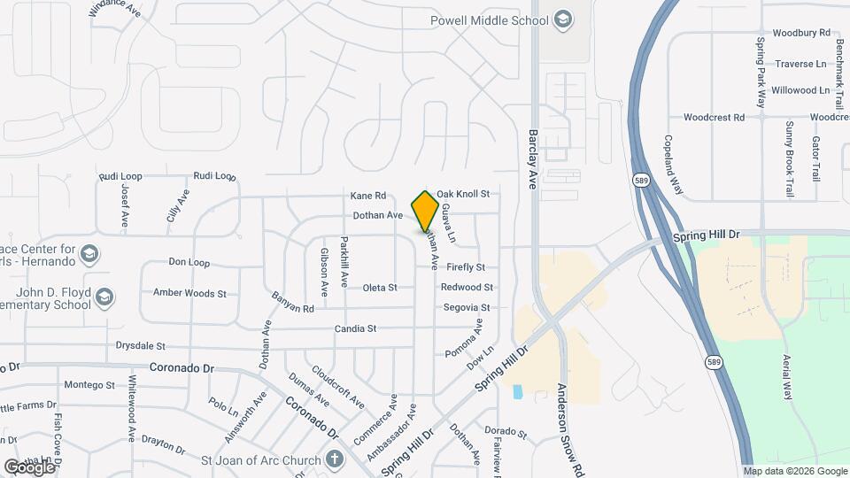 3283 Dothan Ave Map and Location Details