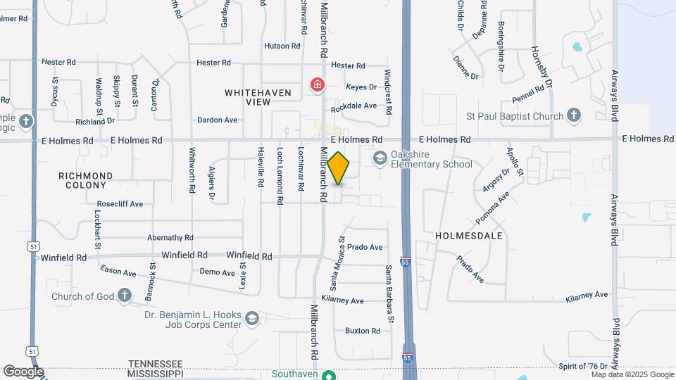 Oakshire Downs Apartments and Townhomes Map and Location Details