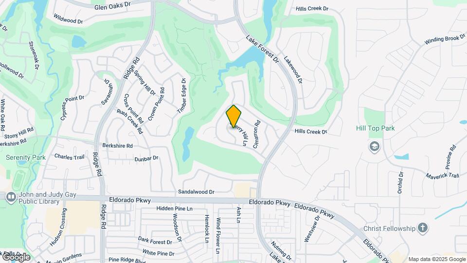 2213 Green Hill Dr Map and Location Details