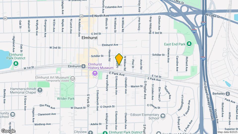 111 North Clara Pl, Unit S Map and Location Details