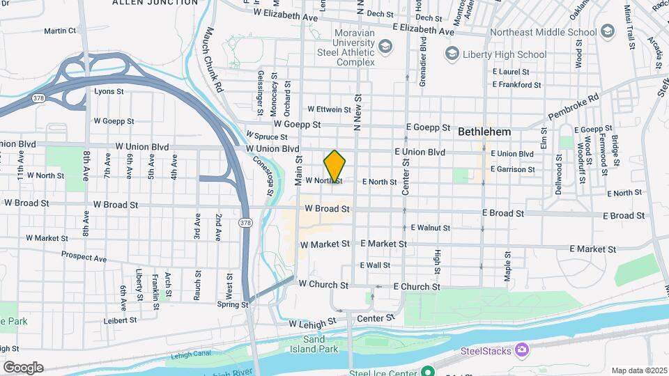 31 W North St Map and Location Details