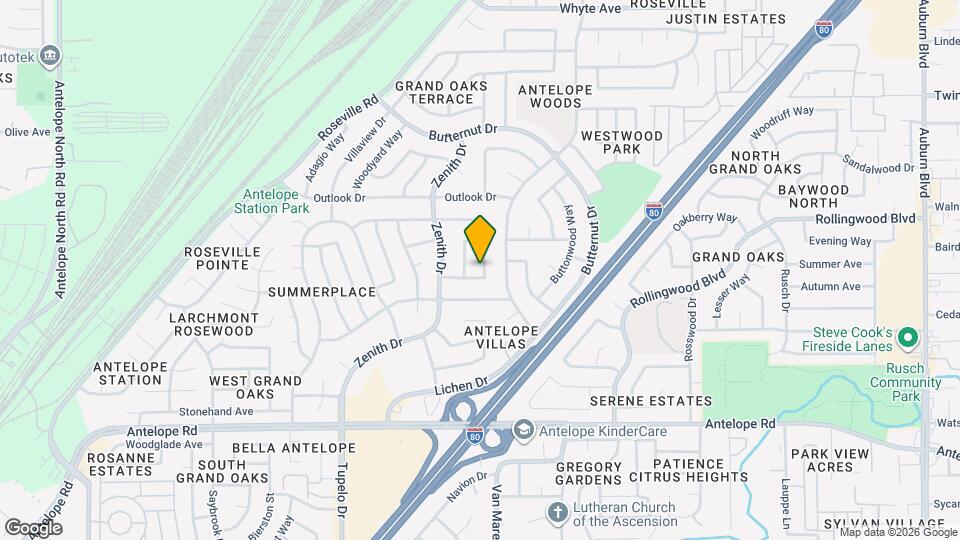 6620 Briartree Way Map and Location Details