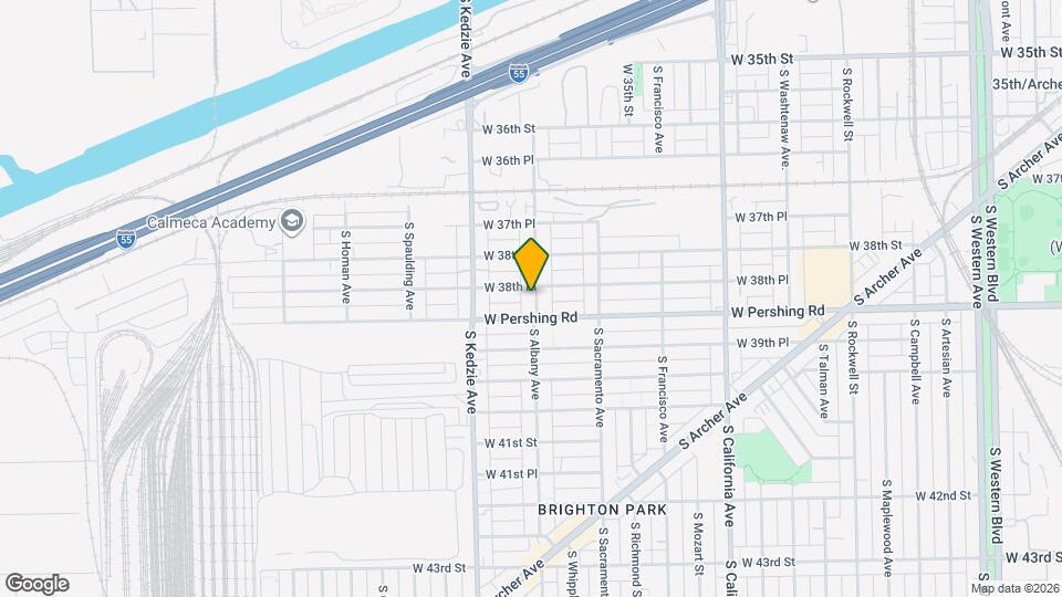 3840 S Albany Ave, Unit 2 F Mapa y Detalles de la Ubicación