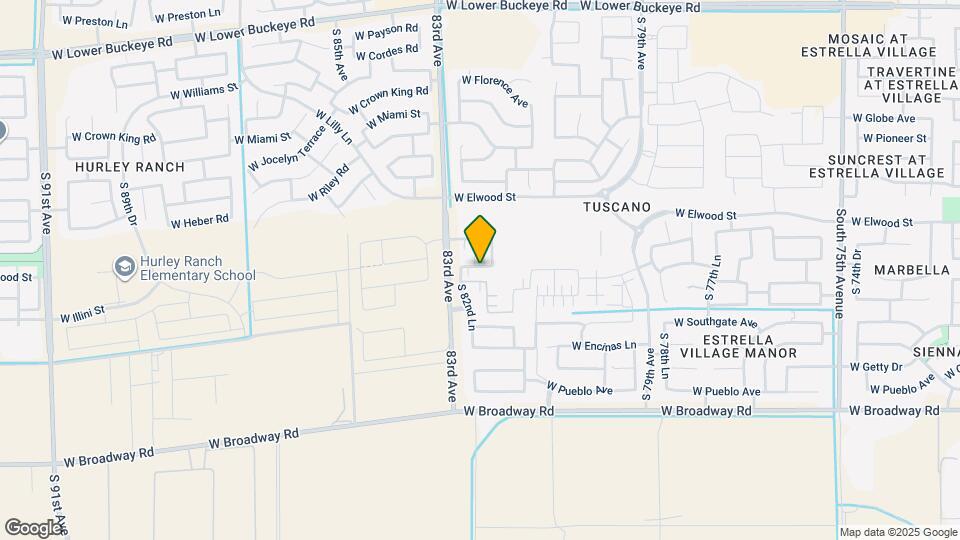 8221 W Albeniz Pl Mapa y Detalles de la Ubicación