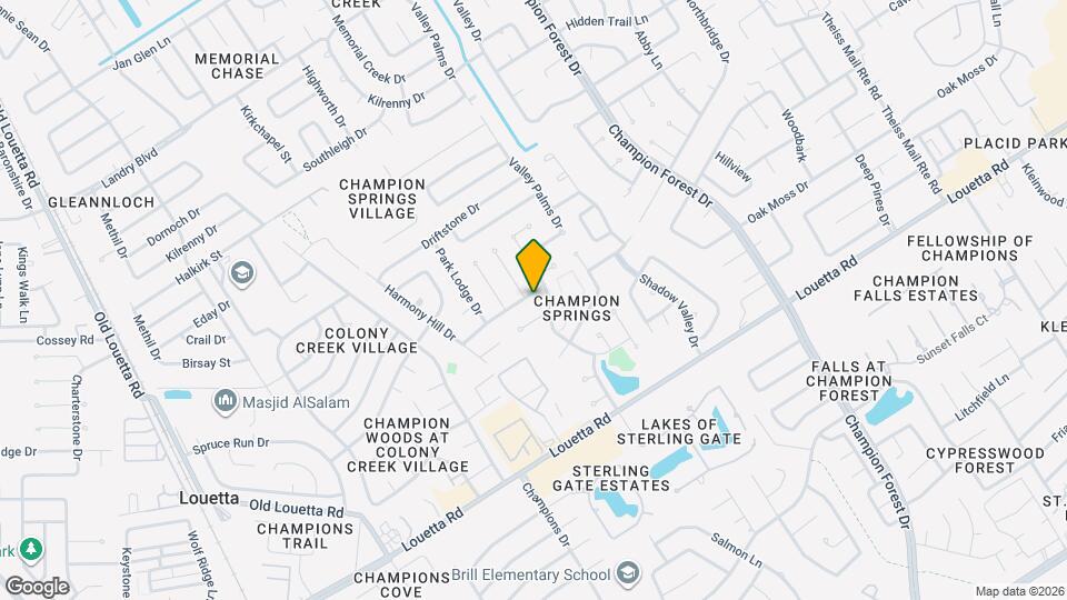 8911 Cypress Square Dr Map and Location Details