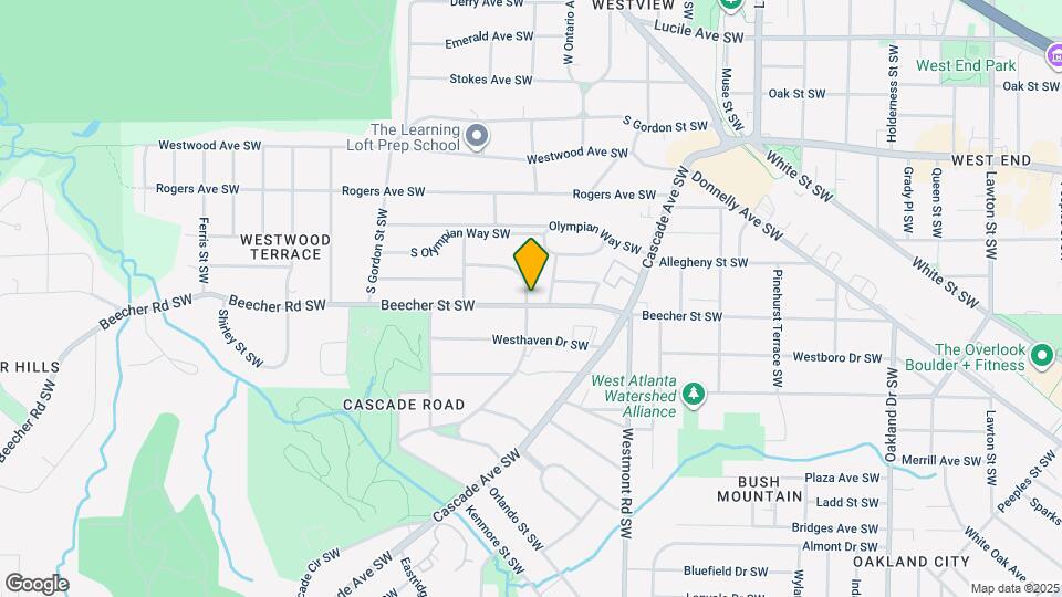 1629 Beecher St SW Map and Location Details