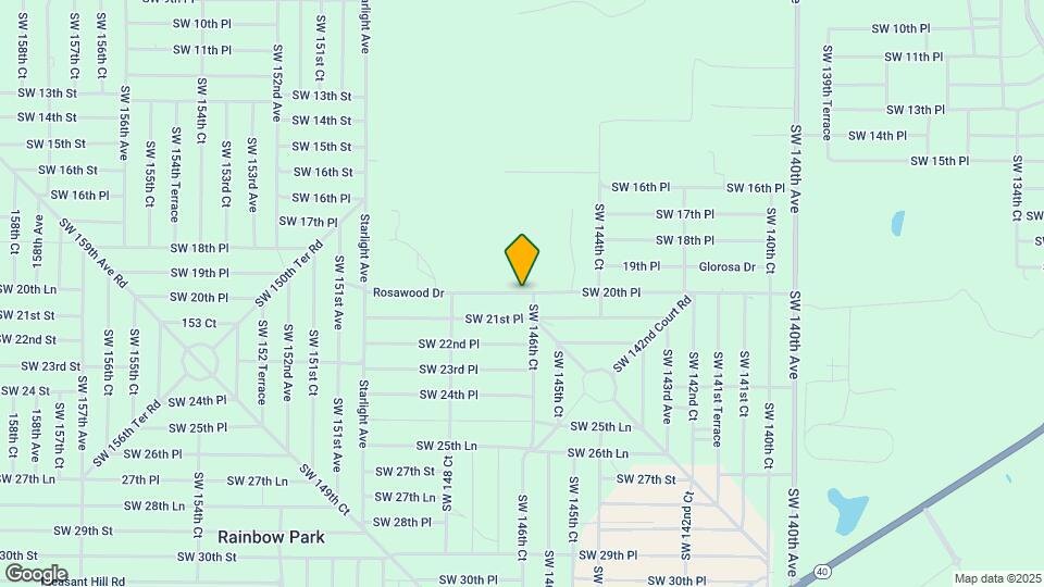 14630 SW 20th Pl Map and Location Details