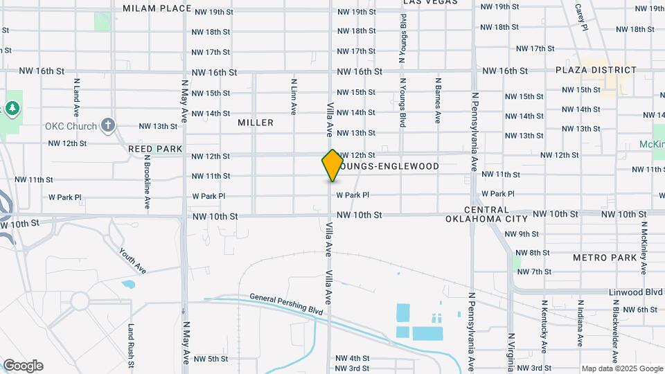 1136 N Villa Ave Mapa y Detalles de la Ubicación