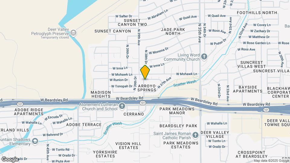 3827 W Runion Dr Map and Location Details