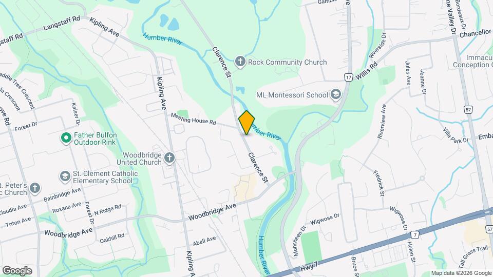 117 Clarence St Map and Location Details