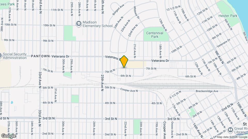 623 22nd Ave N Map and Location Details