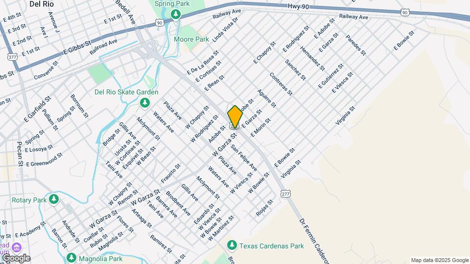1508 W Garza St Map and Location Details