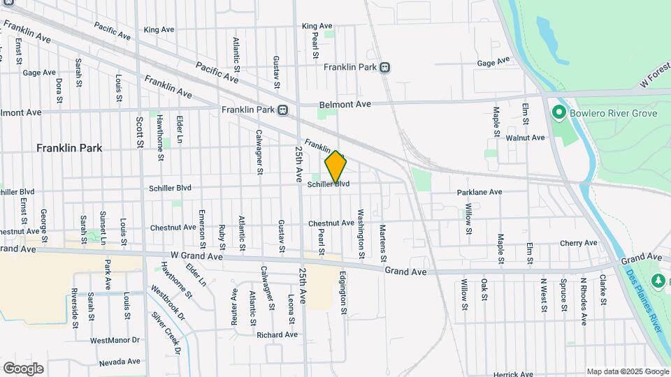 9501 Schiller Blvd Map and Location Details
