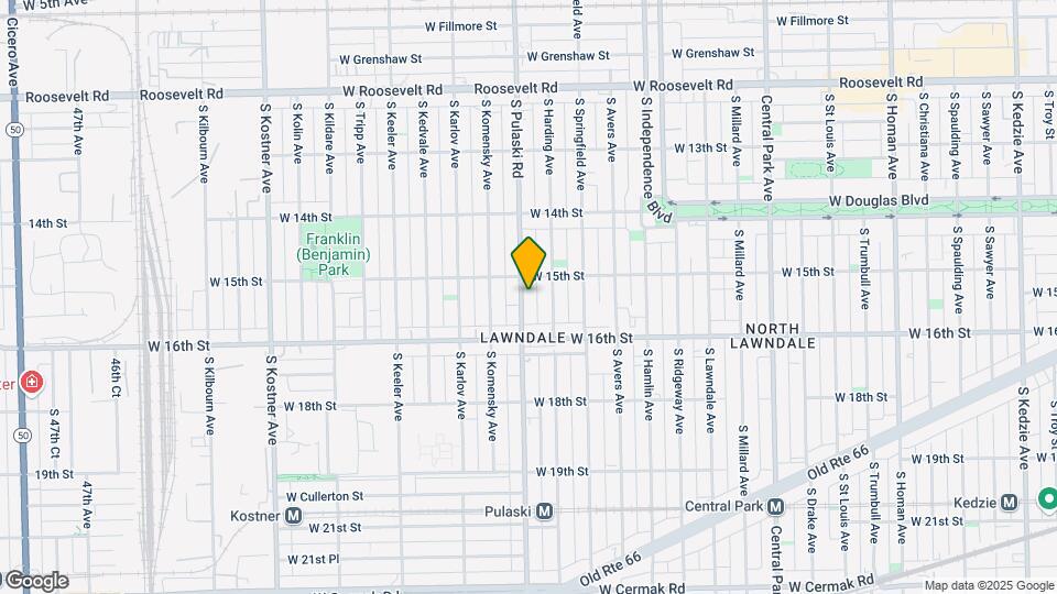 1521 S Pulaski Rd Mapa y Detalles de la Ubicación