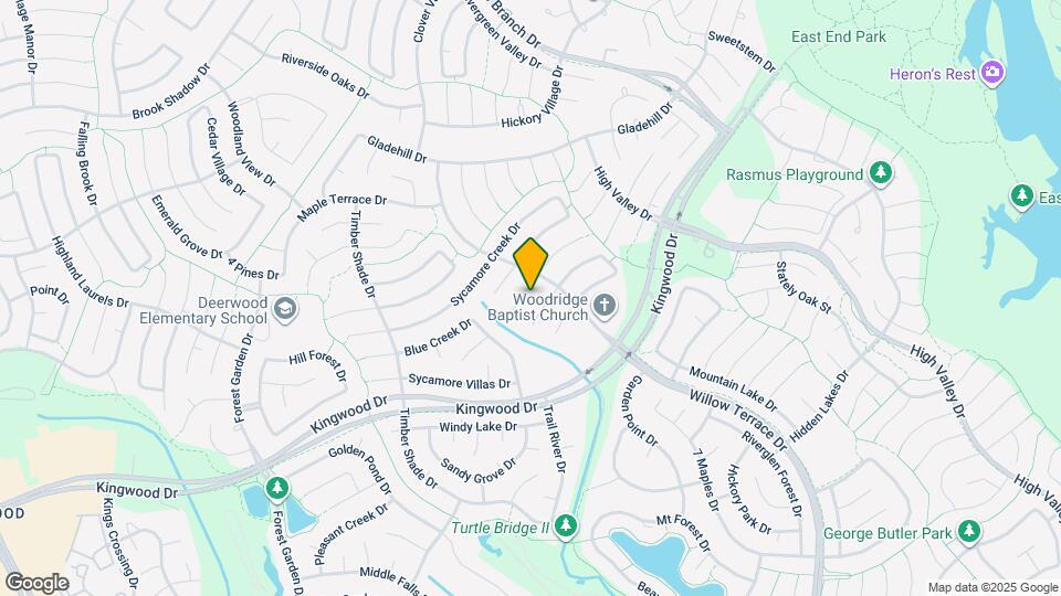 5622 Woodland Creek Dr Map and Location Details