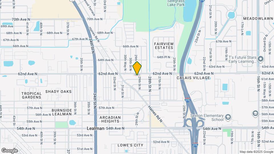 2917 61st Ave N Map and Location Details