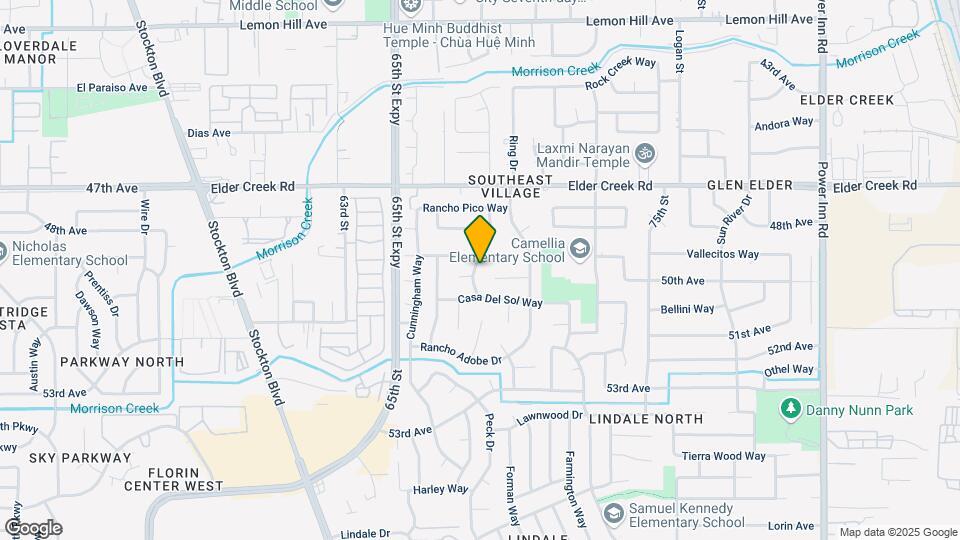 6541 Rancho Madera Way Map and Location Details