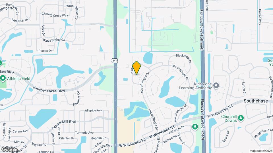 2120 Cuxham Ct Mapa y Detalles de la Ubicación
