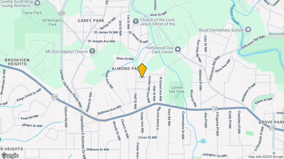 2355 Hill St NW, Unit Basement In-Law Suite Map and Location Details
