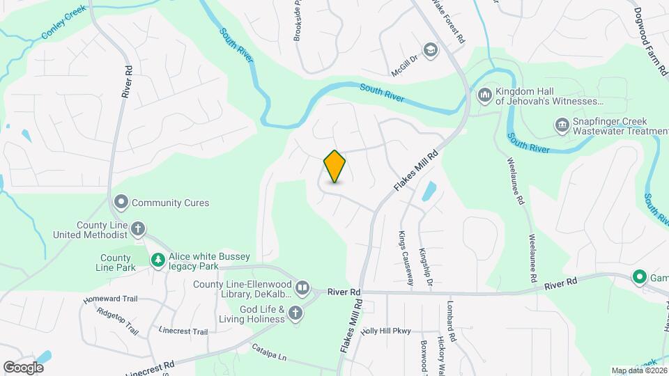 3715 Chimney Ridge Ct Map and Location Details