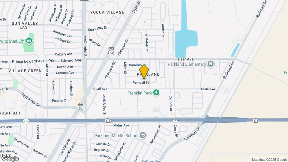 6039 Pompeii St Map and Location Details