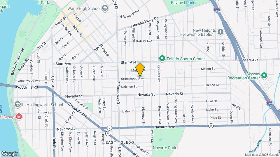 1217 Greenwood Ave Map and Location Details