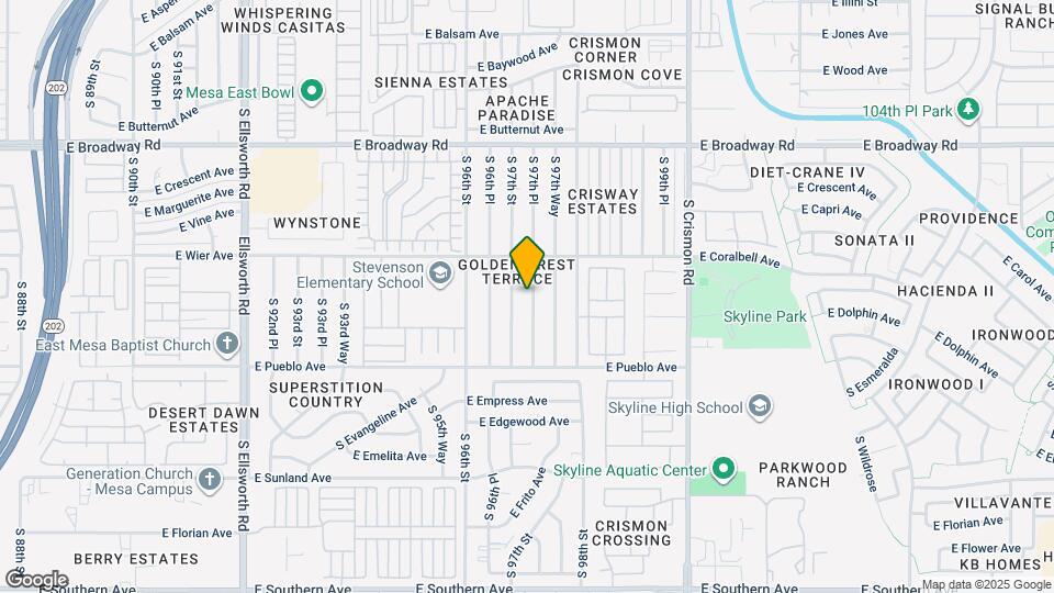 650 S 97th Pl Map and Location Details