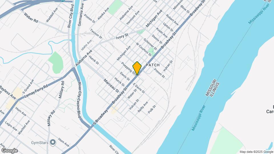 8102 S Broadway Map and Location Details