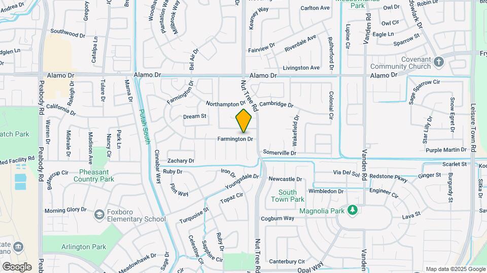 1375 Farmington Dr Mapa y Detalles de la Ubicación