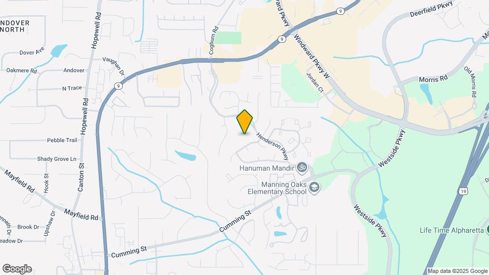 8900 S Somerset Ln Map and Location Details