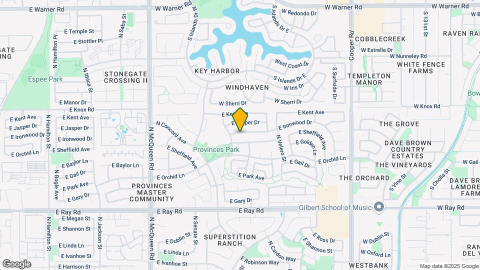 1417 E Ironwood Dr Map and Location Details