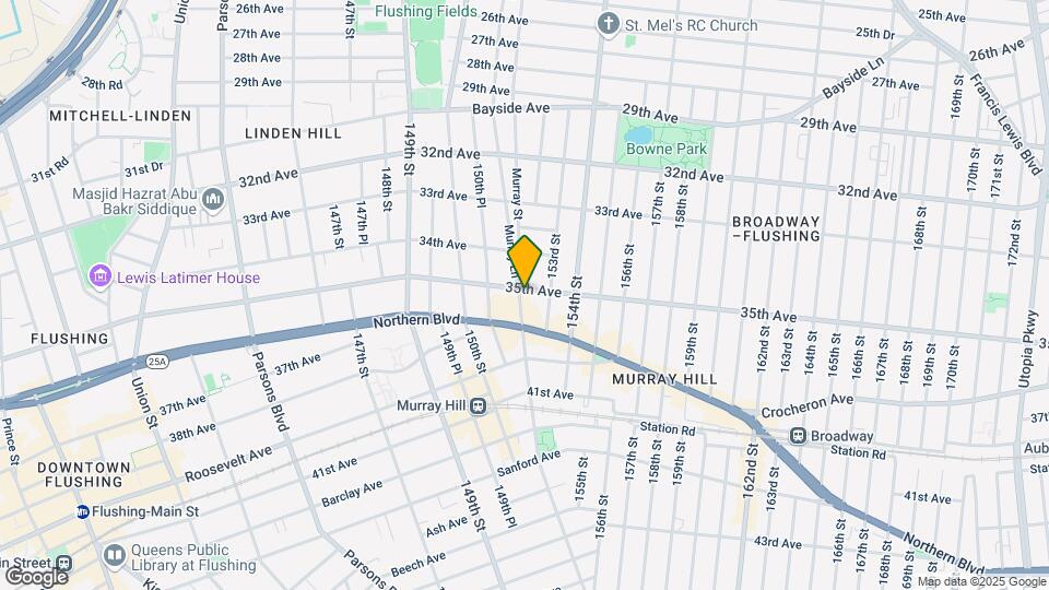 151-10 35th Avenue Mapa y Detalles de la Ubicación
