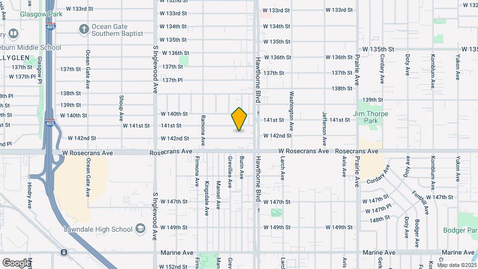 4459 W 142nd St Map and Location Details