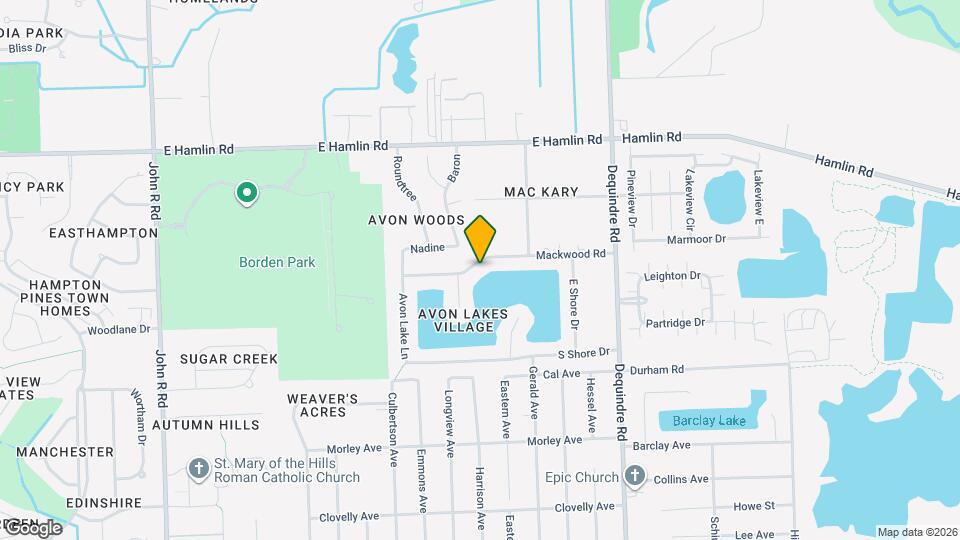 1698 Mackwood Rd Map and Location Details