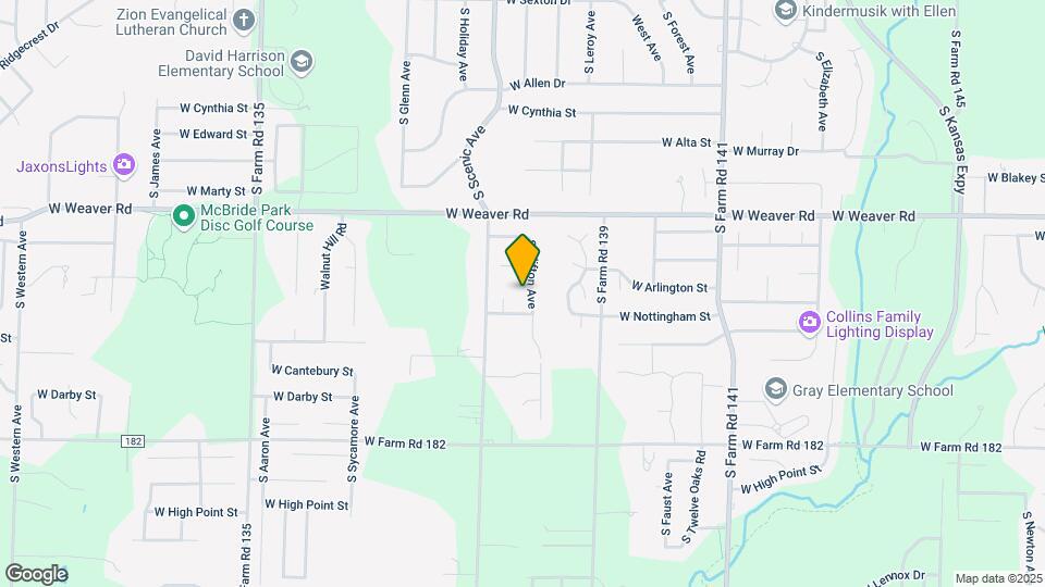 5137 S Clifton Ave Map and Location Details