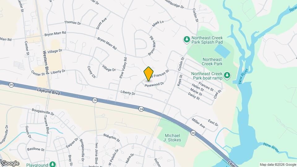 715 Pinewood Dr Map and Location Details