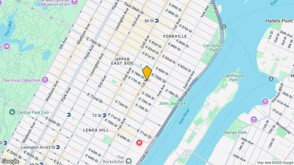 1490 1st Ave Map and Location Details