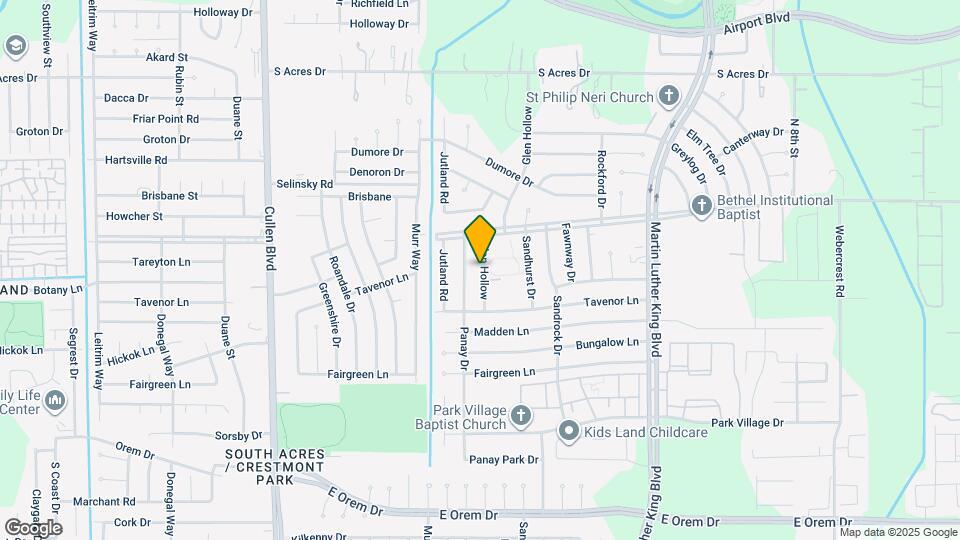 11506 Glen Hollow Map and Location Details