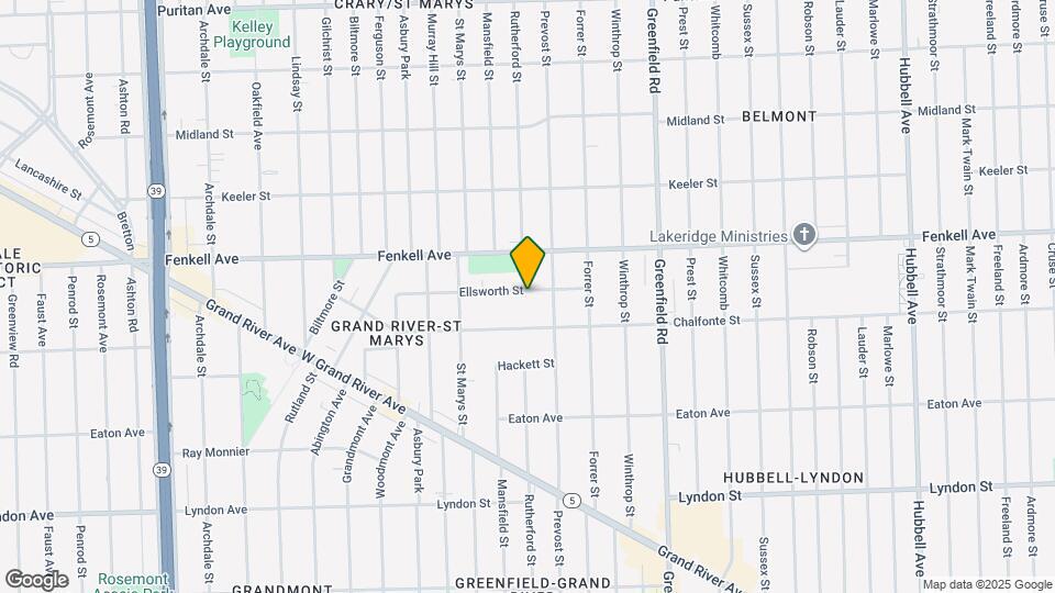 15947 Ellsworth St Map and Location Details