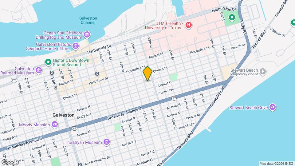 1421 Winnie St Map and Location Details