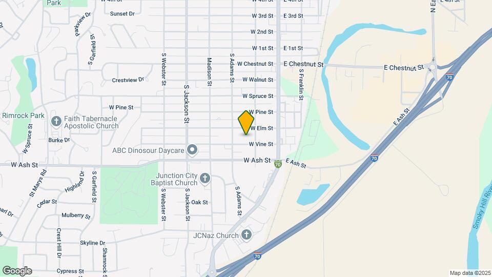 210 W Vine St Map and Location Details