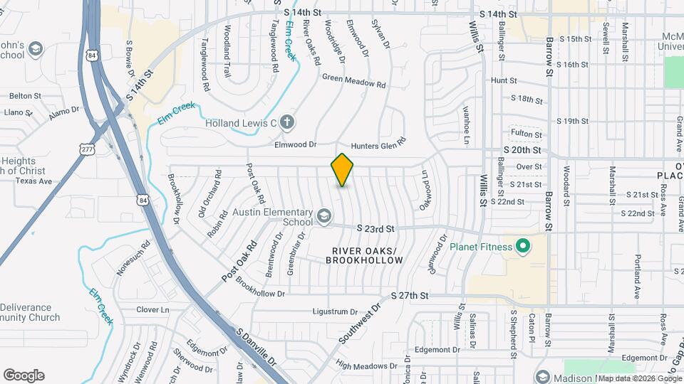 2101 Elmwood Dr Map and Location Details