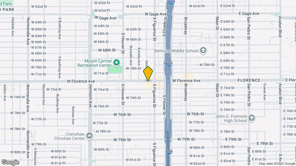 522 W Florence Ave Map and Location Details