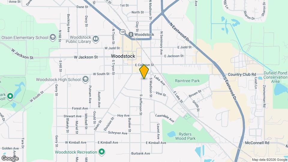 321 S Jefferson St Map and Location Details