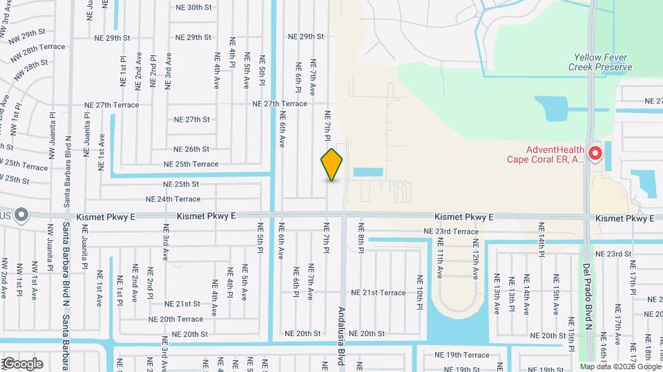 2425 NE 7th Pl Map and Location Details