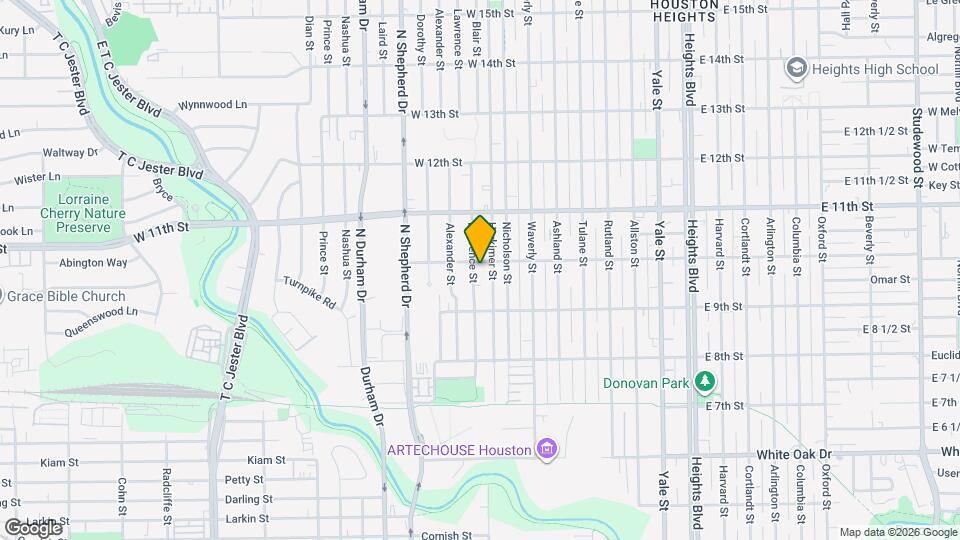 930 Lawrence St Map and Location Details