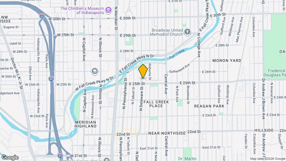 2507 N Delaware St, Unit #2 Mapa y Detalles de la Ubicación