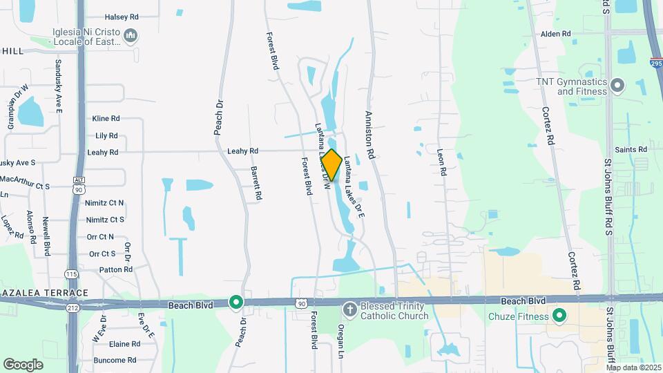 2887 Lantana Lakes Dr W Map and Location Details