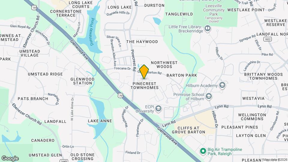 7100 Proctor Hill Dr Map and Location Details