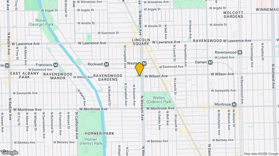 4546 N Western Ave Mapa y Detalles de la Ubicación
